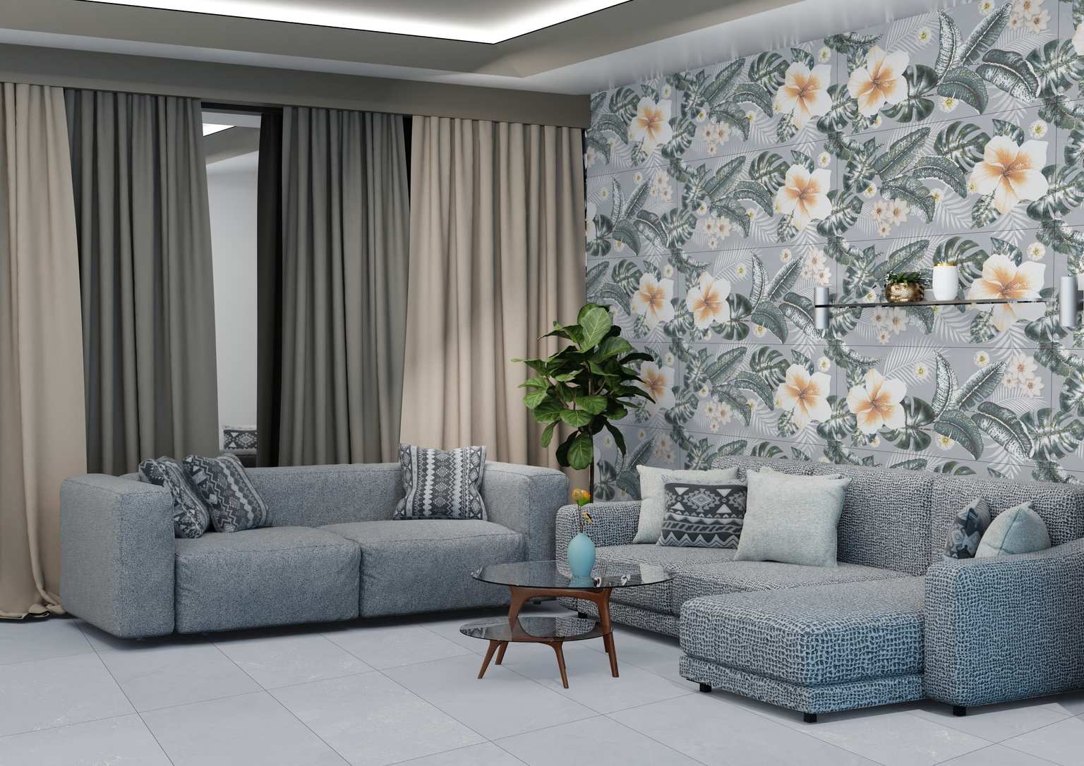 Nuvanta Ceramic 600X1200 Floral